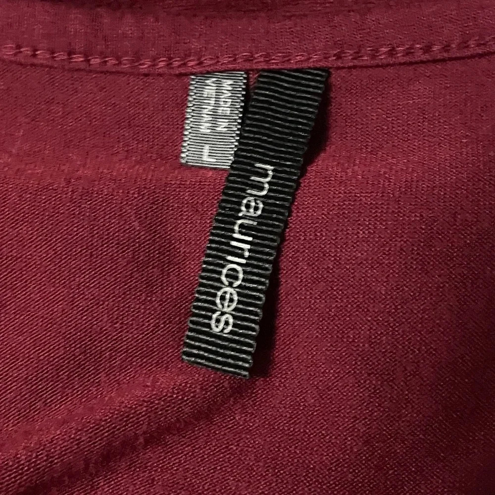 Maurices Burgundy‎ Sequined Tank Top - Picture 3 of 3
